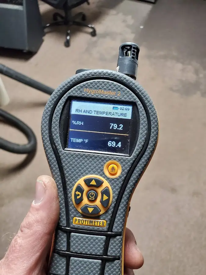 Moisture meter humidity assessment for Fire & Smoke Damage Restoration in Bennington
