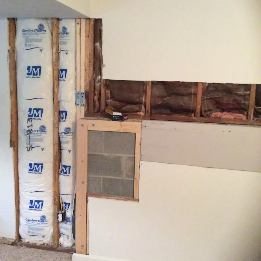Wall insulation replacement during Odor Removal & Deodorization in Bennington
